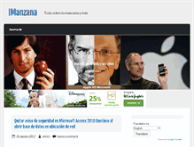 Tablet Screenshot of imanzana.eu